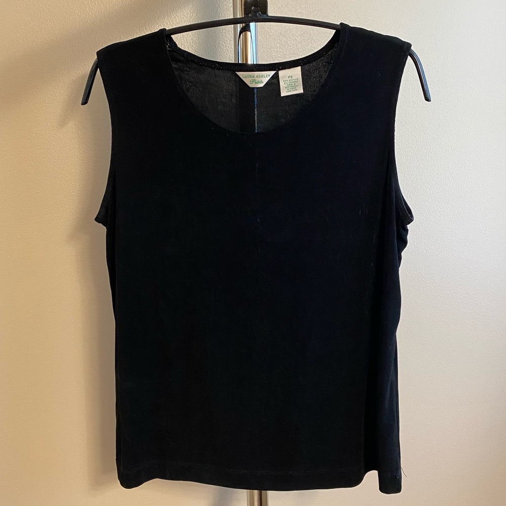 Laura Ashley Petite Black Shell, Petite Small